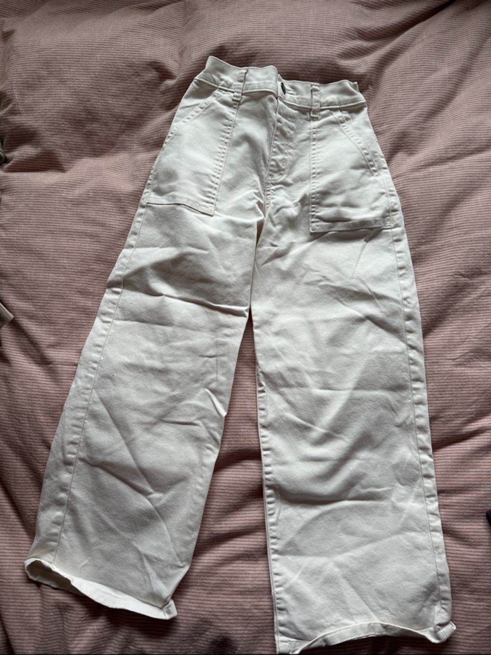 Joe Fresh Cream Wide-Leg Kids Jeans